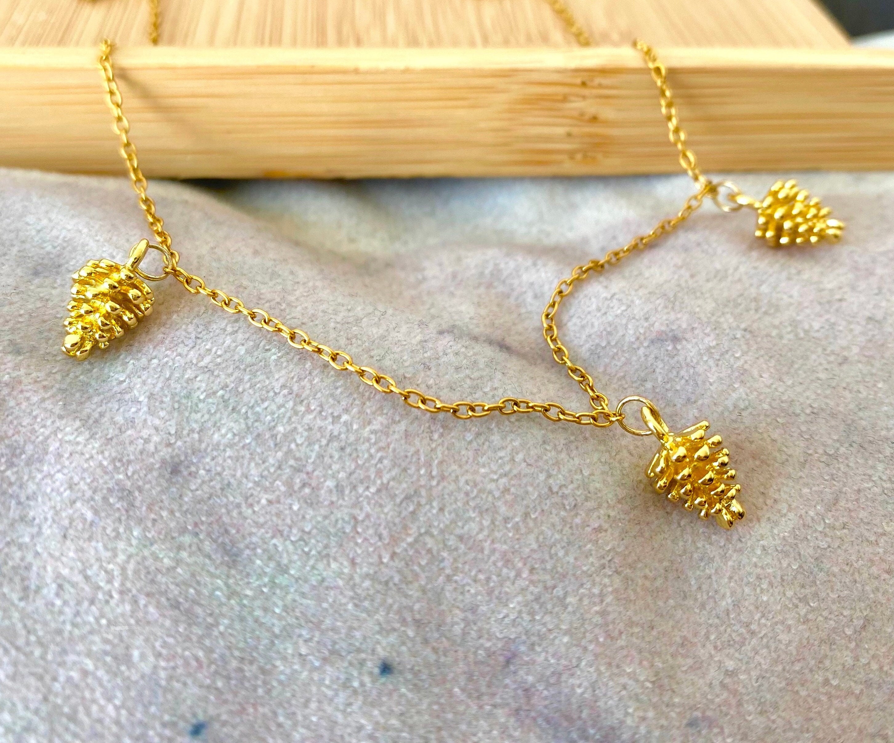 18k Gold Multi Charm Necklace