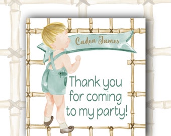 Bamboo Baby Boy Gift Tag