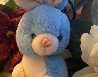 1960 Kamar Blue Plush Bunny Rabbit