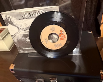 1977 RSO Andy Gibb I Just Want To Be Your Everything Disco de vinilo de 45 rpm RS872