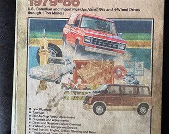 7655 Chiltons Hardcover Truck Van Repair Manual 1979-1986