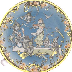 Villeroy & Boch Mettlach Snow White and the Seven Dwarfs 1980 Collector Plate 10&quot;