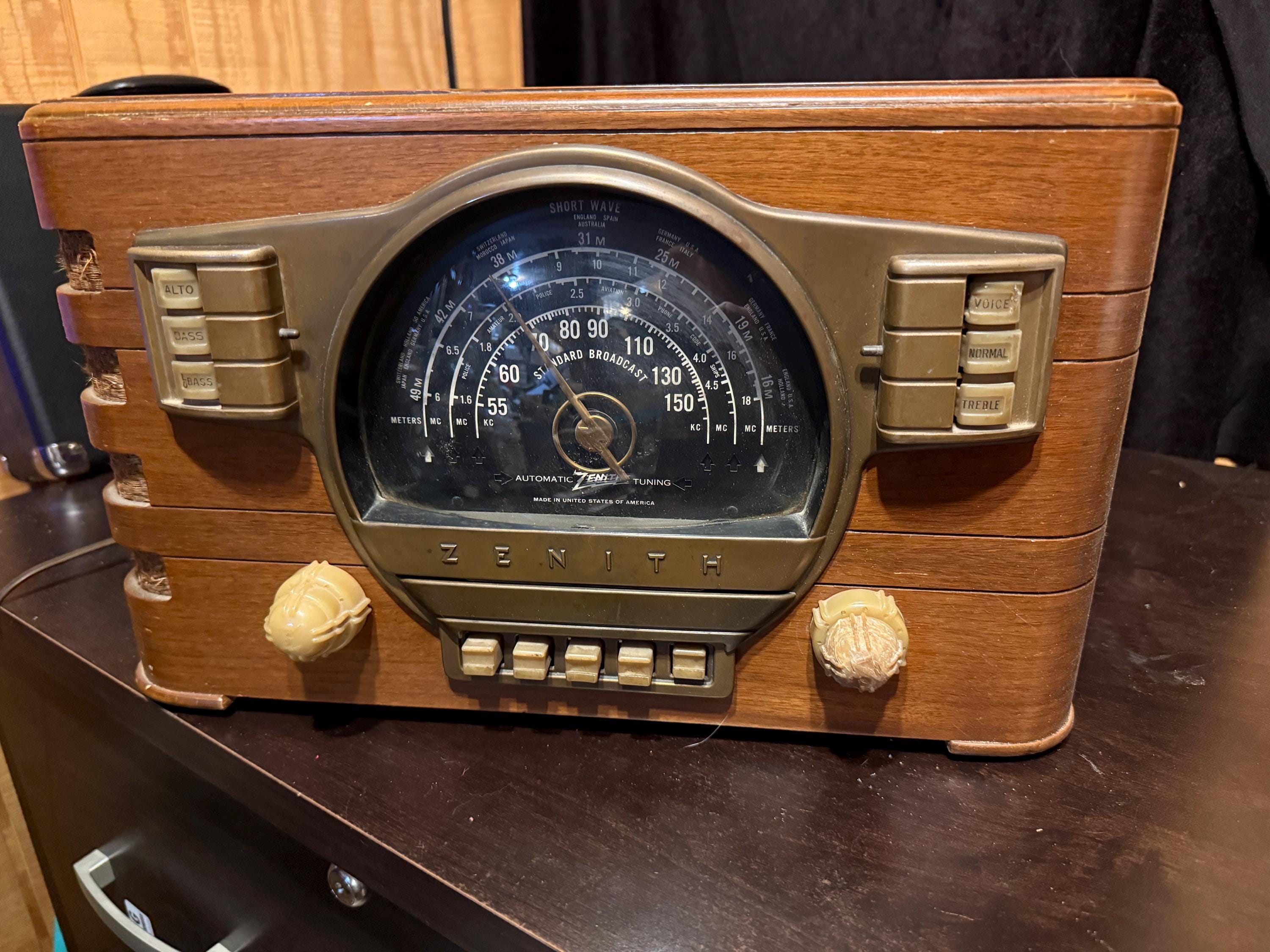アンティークラジオ Antique zenith radio - Etsy 日本