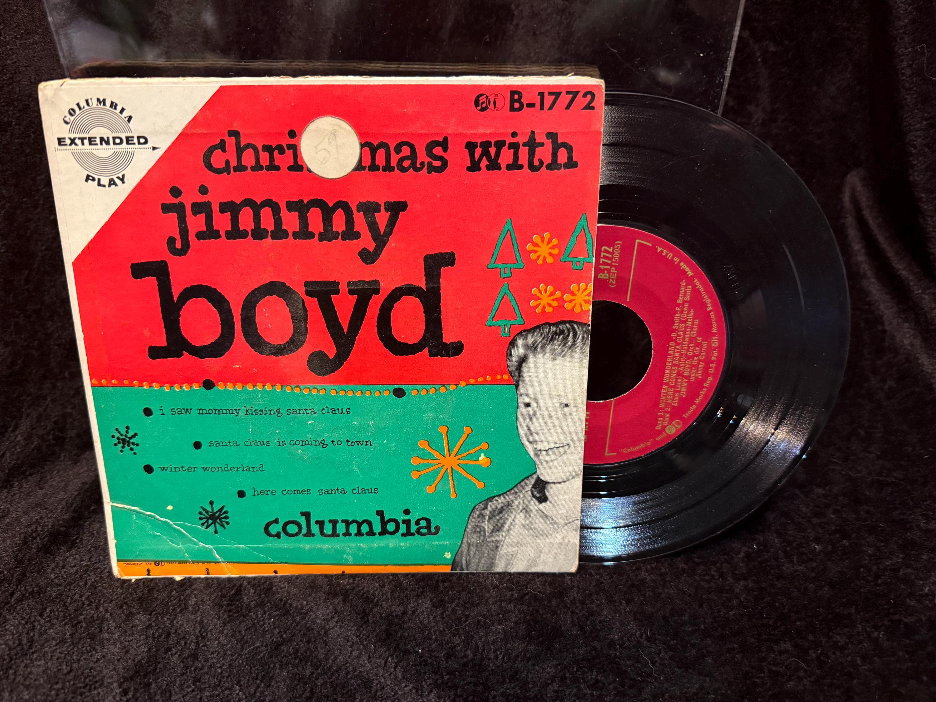 1950's Christmas With Jimmy Boyd 45 EP Columbia B-1772 - Etsy