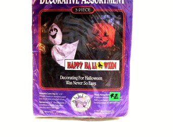 Halloween FunPak Decorative Assortment Decor Ghost Pumpkin Banner