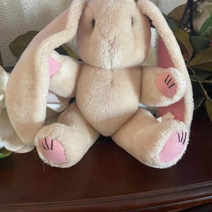 1990s Jointed Plush Bunny Rabbit Toy
