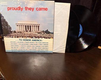 1970 Proudly The Came America July 4 1970 Landmark Records 2 Lp  PR 101