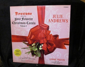 1966 Firestone Your Favorite Christmas Carols Vol 5 Stero slp7012 LP 33 Vinyl