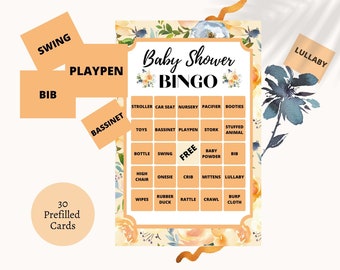 Gender Neutral Prefilled Bingo Cards