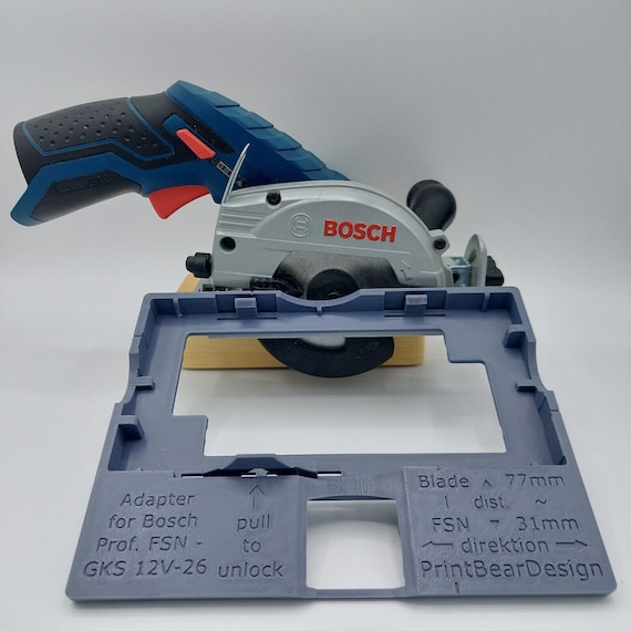 Adapter for Bosch Professional GKS 12V 26 and Bosch Guide Rail Etsy Denmark