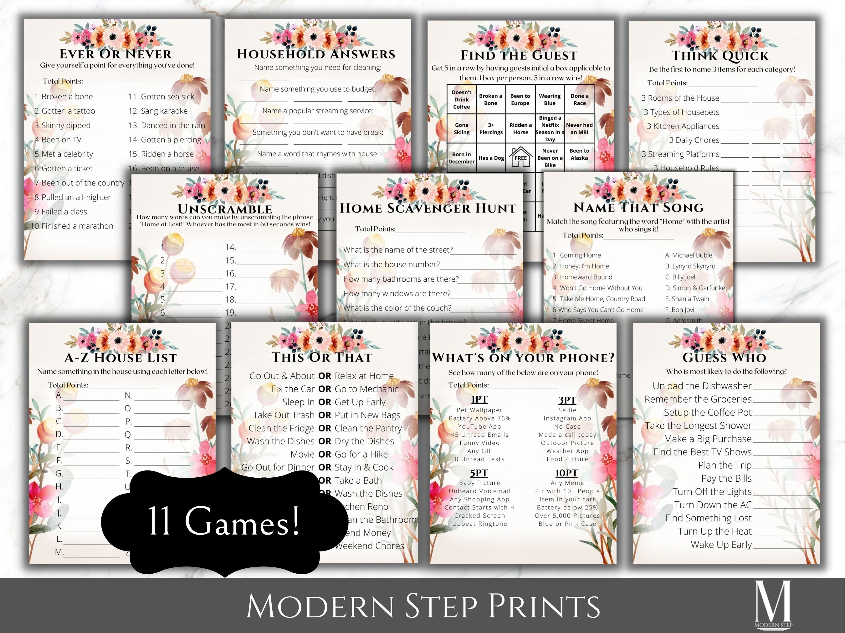 Housewarming Party Games, Housewarming Games, New Homeowner, New House