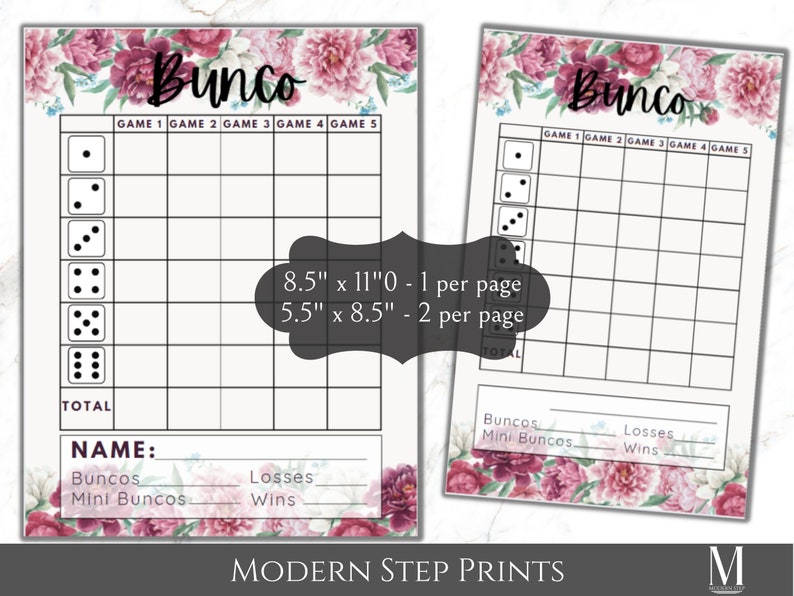 Printable Easter Bunco Score Card, Spring, April Game Night, Bunco ...