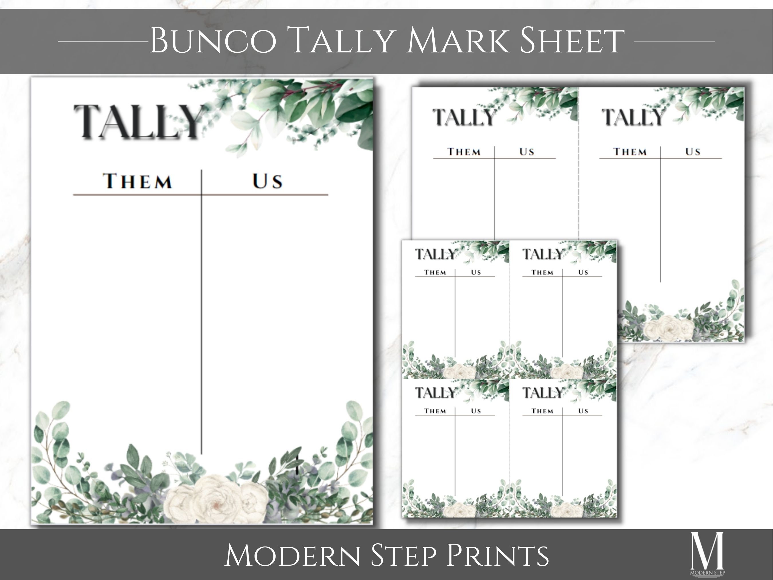 Printable Bunco Bundle of Score Cards, Winter Game Card, Thanksgiving ...