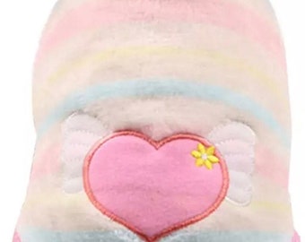 Dog Fleece Coat Heart