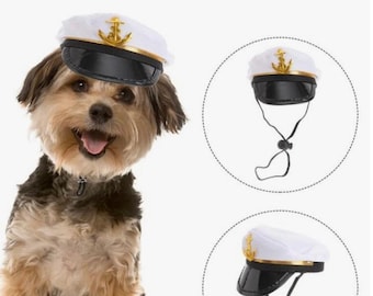 Small Dog Sailor Hat