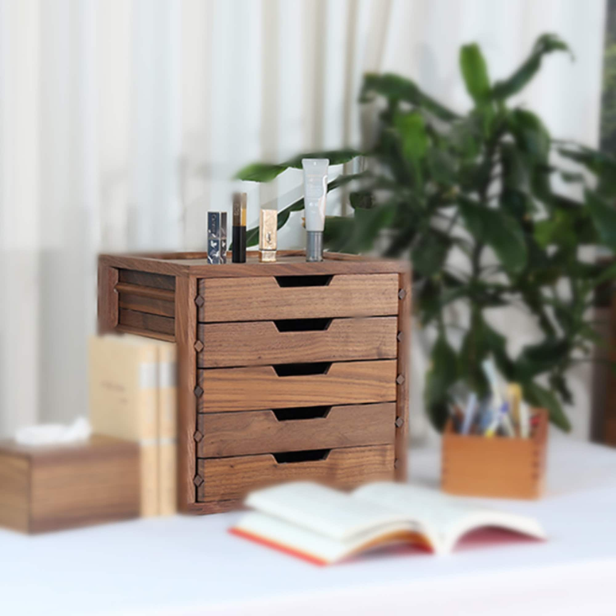 Wooden Drawers, Trinket Drawers, Storage Unit, Desk Tidy, Desktop