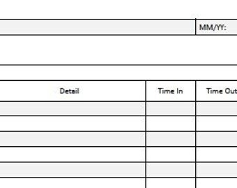 Daily Time Sheet, KDP Interior Template, Low Content Interior, 100 Pages