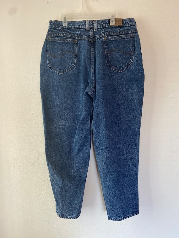 Vintage acid wash Lee jeans, 1990s 1980s - image 6