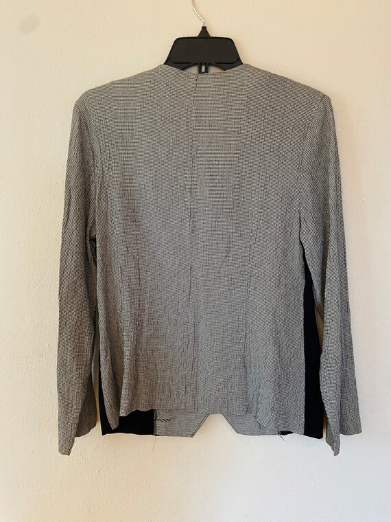 Beautiful Michael Blake  houndstooth button front… - image 4