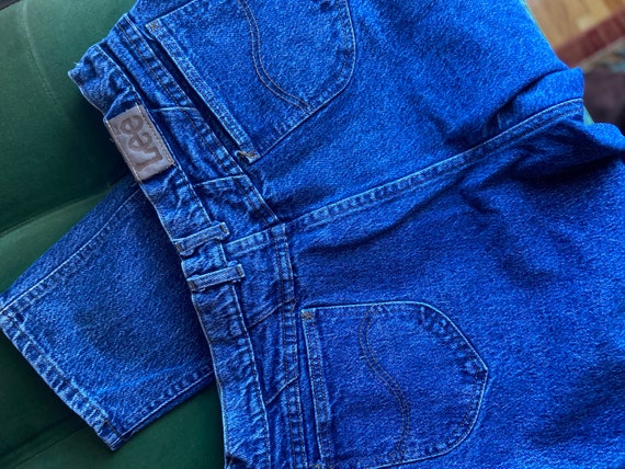 Vintage acid wash Lee jeans, 1990s 1980s - image 4
