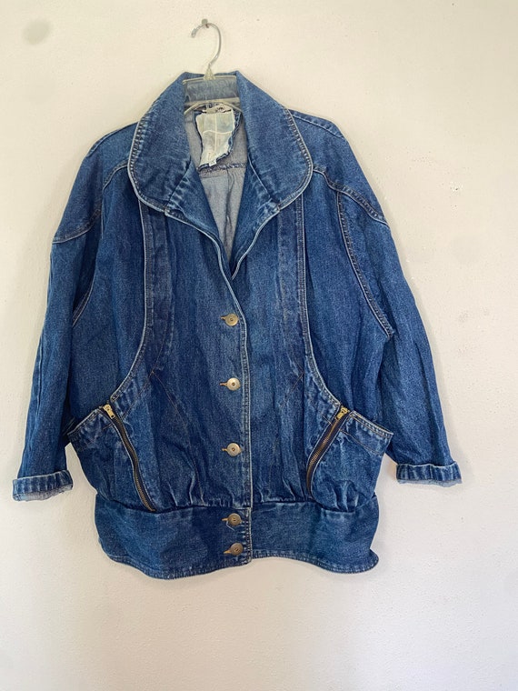 80’s Gitano Style Filled Red Grid Design Jacket. by Vintage Designer main image 0