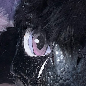 Custom eyes for Dino mask