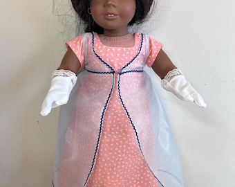 Regency Historical Dress for 18 inch doll such as American Girl Doll