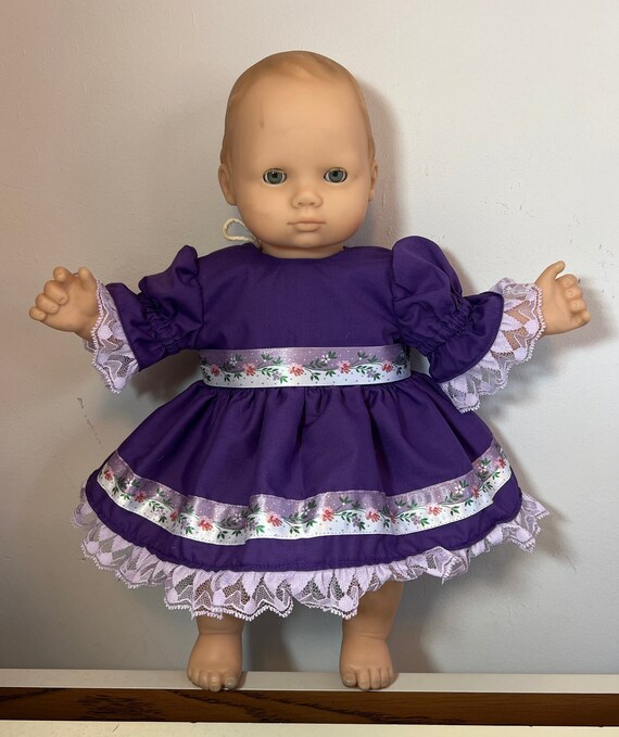 Party Dress for 15 Inch Baby Doll Such as A.G. Bitty Baby Etsy