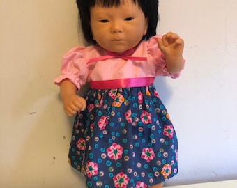 Pretty dress for 16 - 18 inch baby doll