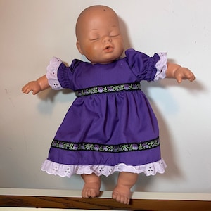 Spring or summer dress for 11 - 13 inch baby doll