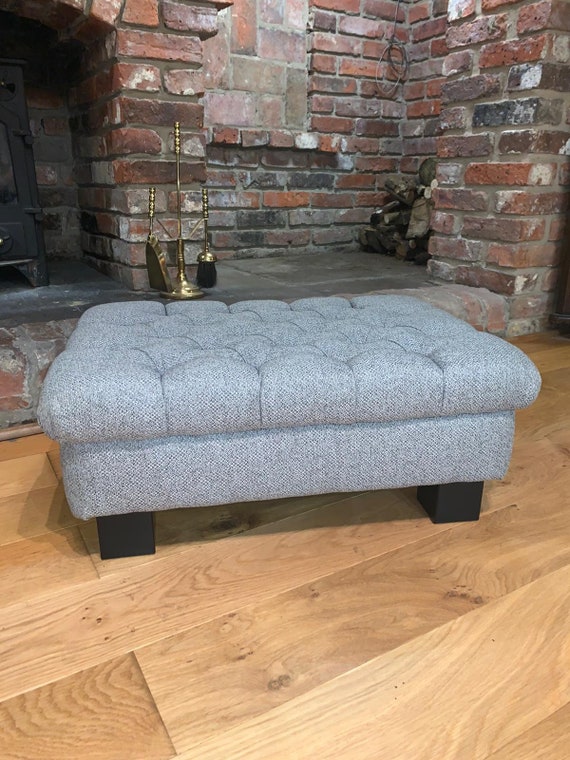 Textured footstool online