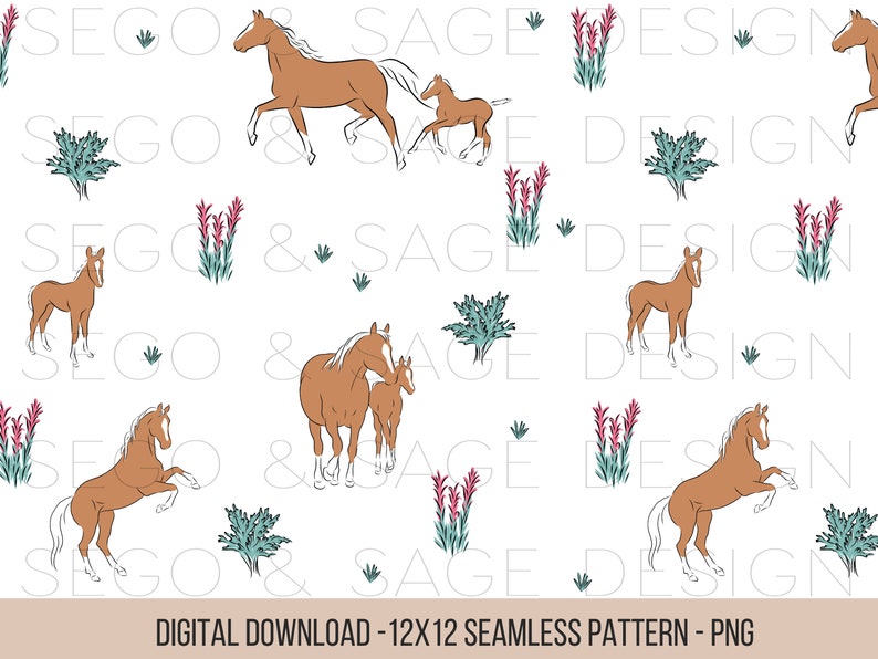 Indian Paintbrush Horse Pattern Etsy