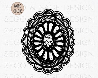 Concho PNG, Western PNG, Western Design, Cowgirl Druck, Türkis PNG, Country Grafik, Concho Zeichnung, Western Sublimation, Ranch Designs