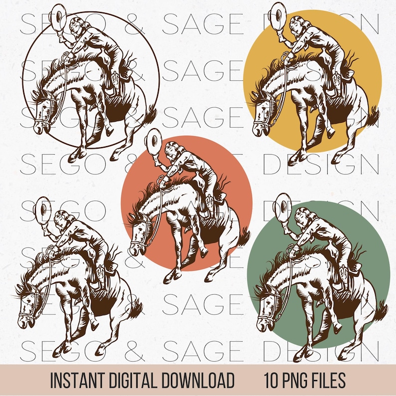 Vintage Cowgirl, Western Graphic, Wild West, Bronc Rider, Horse PNG ...