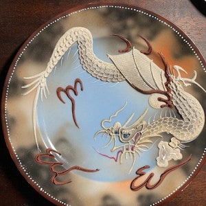 Moriage Dragonware Hand Painted Vintage Collectible Noritake Dish
