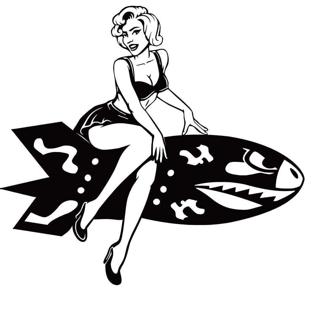 1940 Pinup on Bullet Etsy
