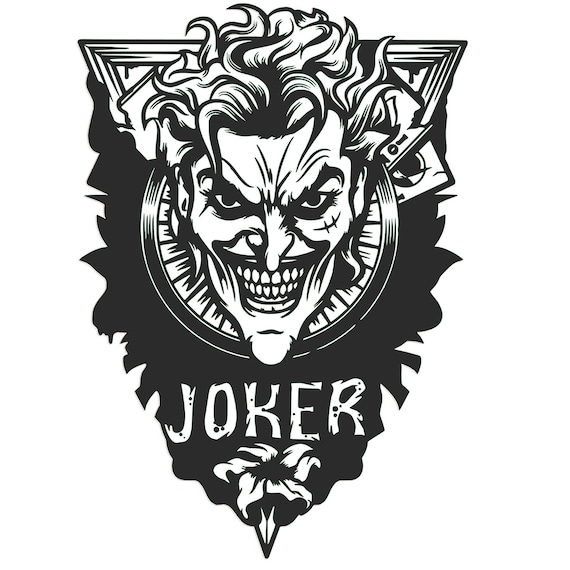 Joker SVG - Etsy