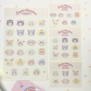NCT x Sanrio Sticker Seiten