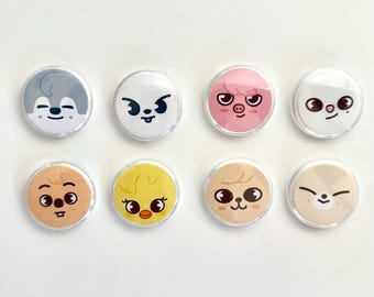 Verdwaalde SKZOO-knopbadges voor kinderen