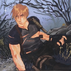 Leon Kennedy Print - Resident Evil 4 Remake