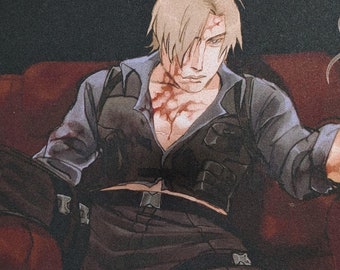 Leon Kennedy Print - Resident Evil 6 - Etsy