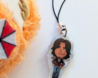 Luis Sera Keychain/charm phone - Resident Evil 4 Remake - Mii Tomodachi Life