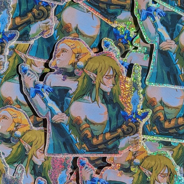 Zelda & Link - Tears Of The Kingdom - Sticker Pixie dust