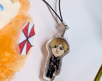 Leon S. Kennedy Keychain/charm phone - Resident Evil 4 Remake - Mii Tomodachi Life