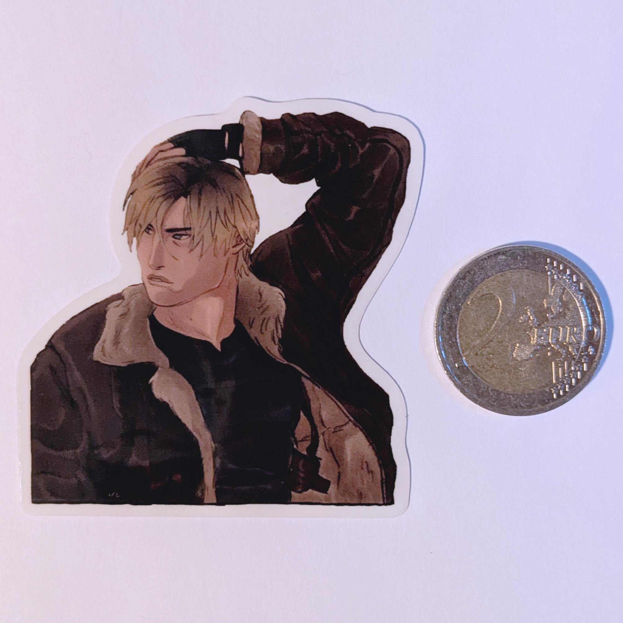 Leon Kennedy S. Transparent Sticker - Resident Evil 4 Remake - Etsy UK