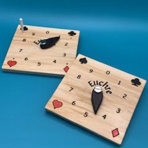 Custom Euchre Score Keepers