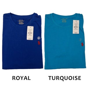 Ralph Lauren Mens Crew Neck T-Shirt, Custom Slim Fit Short Sleeve Summer Tee Tops S-2XL image 3