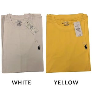 T-shirt ras du cou pour hommes Ralph Lauren, t-shirts d'été coupe ajustée à manches courtes personnalisés S-2XL image 4