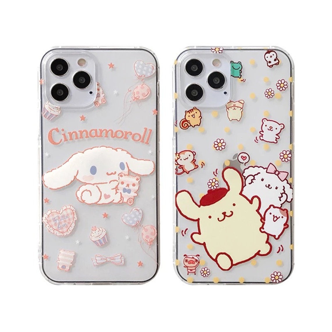 Hello Kitty Pompompurin Cinnamoroll My Melody Phone Case Etsy