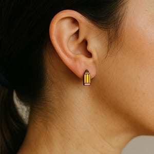 Pencil Stud Earrings – Teacher Gift Jewelry for Back to School, Teacher Appreciation, and Classroom Style • School Spirit Studs